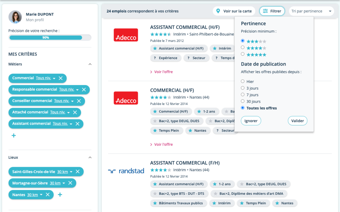 Nouvelles fonctionnalités : Meteojob est prêt pour la rentrée !
